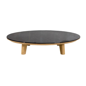 Aspect  Round Teak Coffee Table Base (6774471917628)