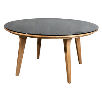 Aspect Round Teak Dining Table Base (4713606381628)