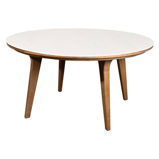 Aspect Round Teak Dining Table Base (4713606381628)