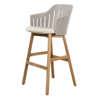 Choice Bar Chair with Teak Bar Legs (7110600884284)