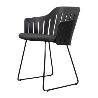 Choice Dining Chair with Black Sled Base (7110629621820)