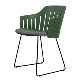 Choice Dining Chair with Black Sled Base (7110629621820)