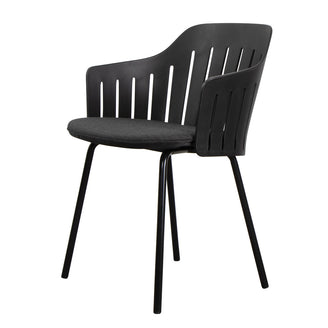 Choice Dining Chair with Black Steel Legs (7109172723772)