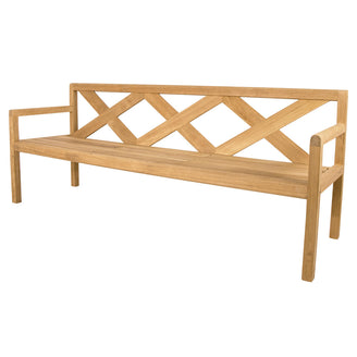 Grace 3 Seater Teak Bench (6775756816444)