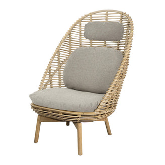 Hive Highback Chair With Teak Legs