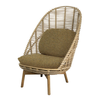 Hive Highback Chair With Teak Legs