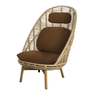 Hive Highback Chair With Teak Legs