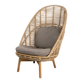 Hive Highback Chair With Teak Legs