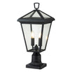 Alford Place Outdoor Pedestal Lantern (6991321956412)