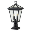 Alford Place Outdoor Pedestal Lantern (6991321956412)