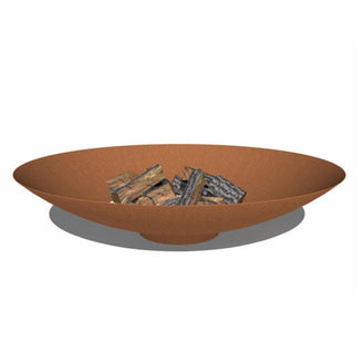 Large Corten Steel Garden Fire Bowls (4650753294396)