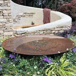 Reflective Water Pools - Corten Steel