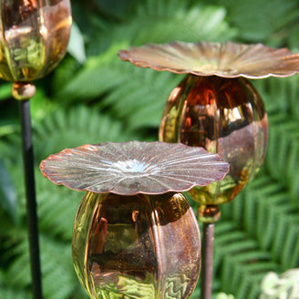 Copper Poppy Seedhead Stakes (4651875336252)