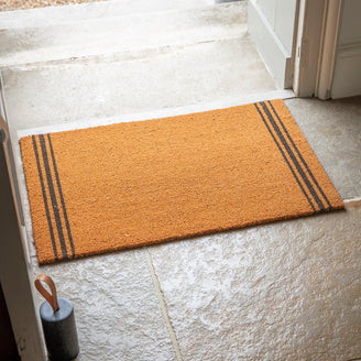 Large Coir Triple Striped Doormat (7143839694908)