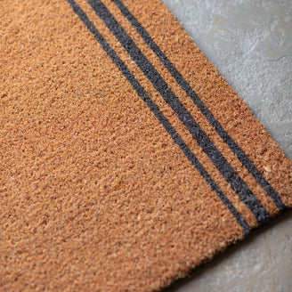 Large Coir Triple Striped Doormat (7143839694908)