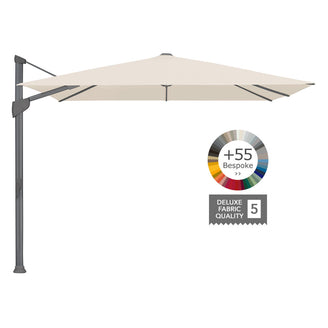 Fortano Square Anthracite Pole Parasols (7151048392764)