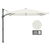 Fortano Square Anthracite Pole Parasols (7151048392764)