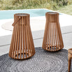 Ray Teak LED Lantern (4651920654396)