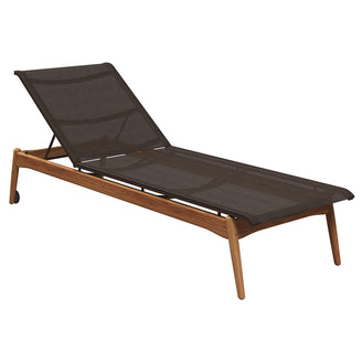 Sway Teak Sunlounger