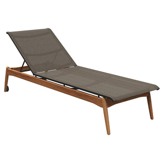 Sway Teak Sunlounger