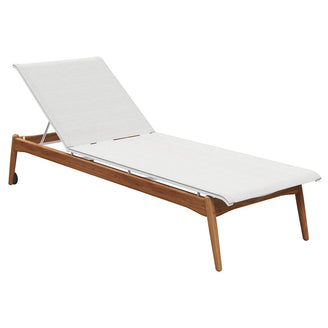 Sway Teak Sunlounger