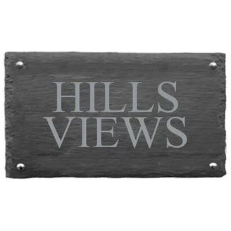 Rustic Slate Two Line House Signs (4649206218812)