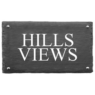 Rustic Slate Two Line House Signs (4649206218812)