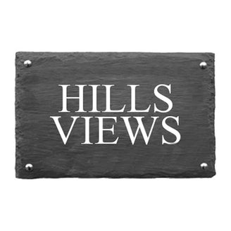 Rustic Slate Two Line House Signs (4649206218812)