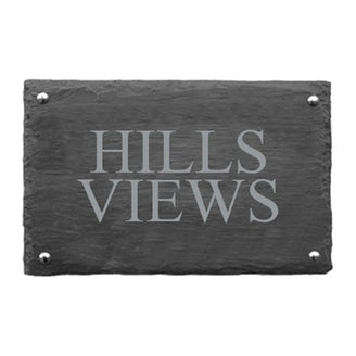 Rustic Slate Two Line House Signs (4649206218812)