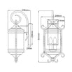 Casa Outdoor Wall Lantern (6873318490172)