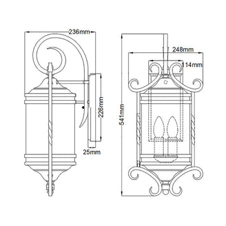 Casa Outdoor Wall Lantern (6873318490172)