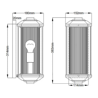 Castelle Outdoor Wall Lanterns (6872804753468)