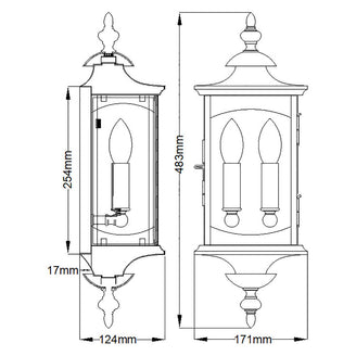 Market Square Outdoor Wall Lantern (6872806391868)