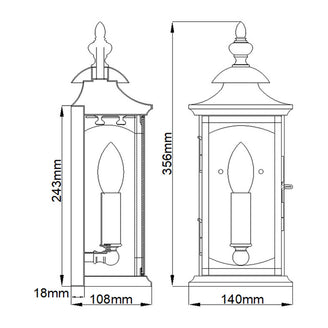 Market Square Coach Outdoor Wall Lantern (6872806129724)