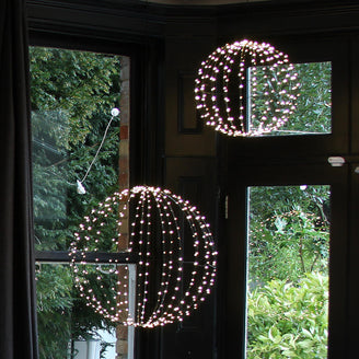 Outdoor LED Illuminated Decorative Spheres (4653347110972)