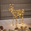 Gold Standing LED Reindeer Table Decoration (7023986737212)