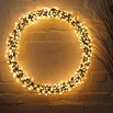 Opulent Outdoor Illuminated Berry LED Wreath (7155341033532)