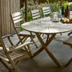 Selandia Oval Folding Teak Tables (4647855489084)