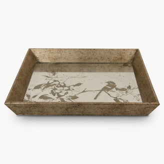 Aged Mirrored Square Tray (4651892179004)