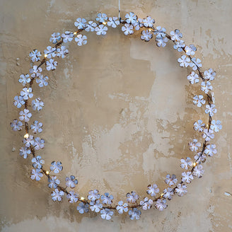 Metal LED Wildflower Wreath (6903952408636)