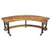 Curved Fire Bowl Bench (7131709800508)