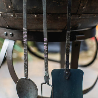 Hand Forged BBQ Utensil Set (4652512804924)